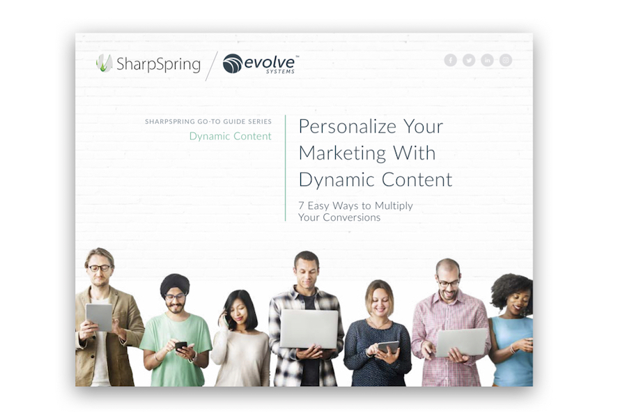 SharpSpring dynamic content download