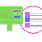 Desktop with analytical graphs and written interpretations