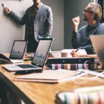 Group of business people discussing in a conference room