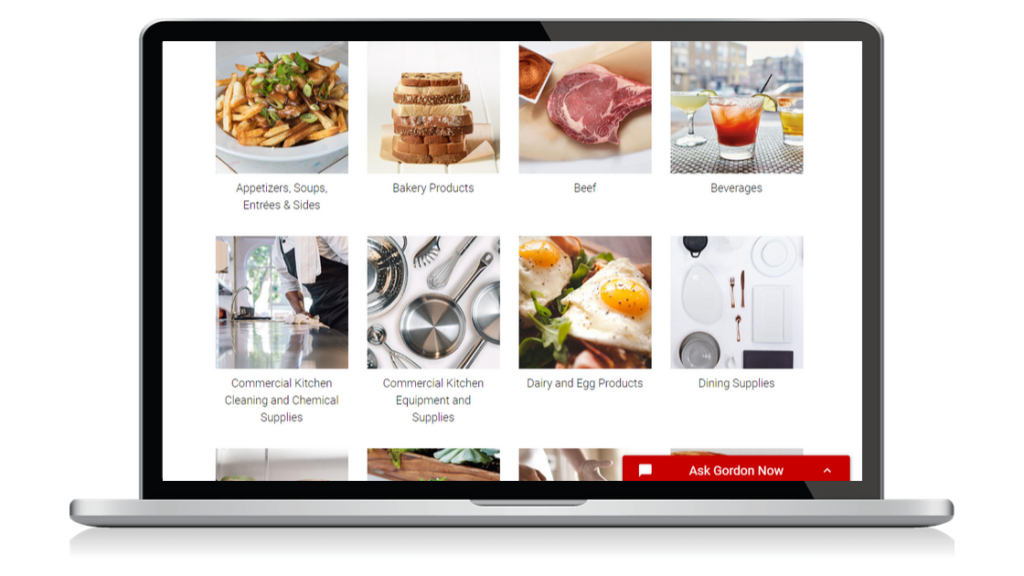 Gordon Food Service website photos